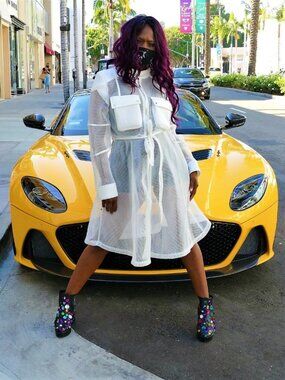 Women's White Mesh Maxi Belted See Thru Trench Coat Size OS Fits Most